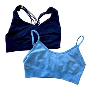 Seamless Sports Bra Bundle - Ocean Colors 💙🤍